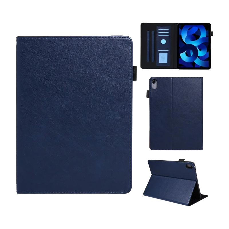 Tablet Flip Cover Case with Pens Holder For iPad 10.9 BLUE