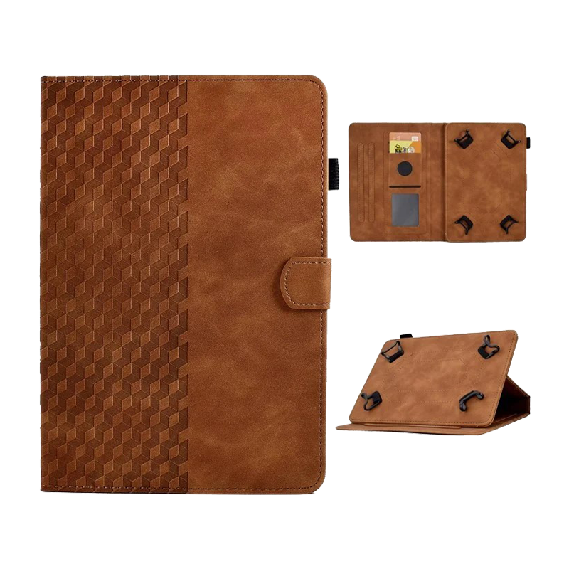 Universal 10 inch Tablet  Case with Card Slots / Stand - Brown
