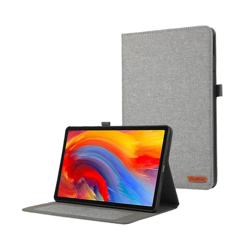 For Lenovo Tab M11 Plus Case Card Holder- Grey