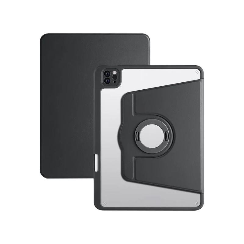 For iPad Pro 11 Tablet Case Rotating Stand Cover Black