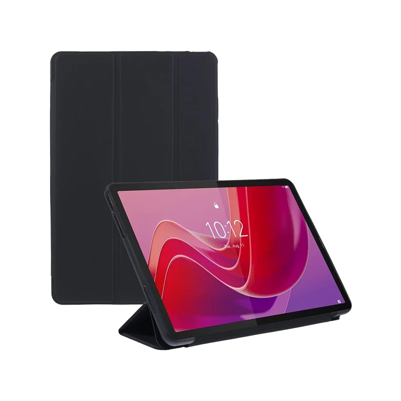  Tri-fold Stand Tablet Cover For Lenovo Tab M11  Black