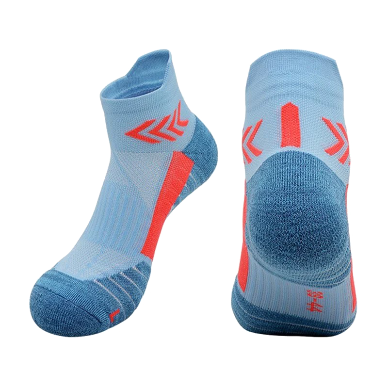 JCB3009 1 Pair Running Socks M SIZE  s Blue and Orange