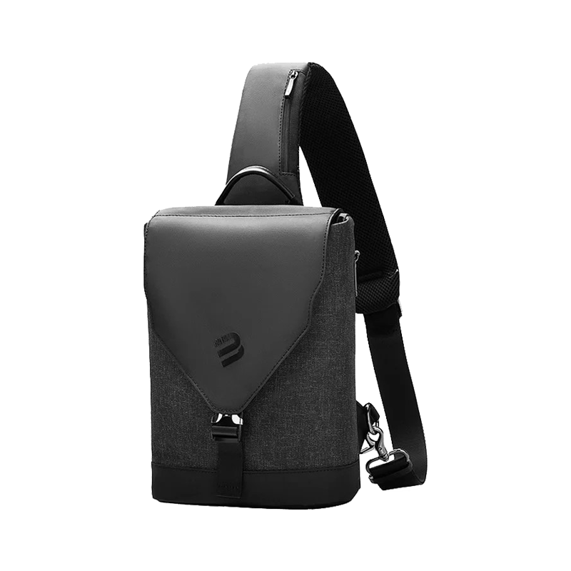  MR-7229 Men's Crossbody Bag Daypack- Grey /Black