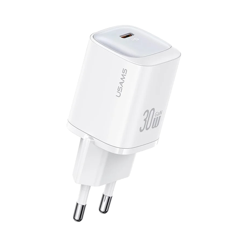 USAMS CC251 Fast GaN Charger PD 30W-White
