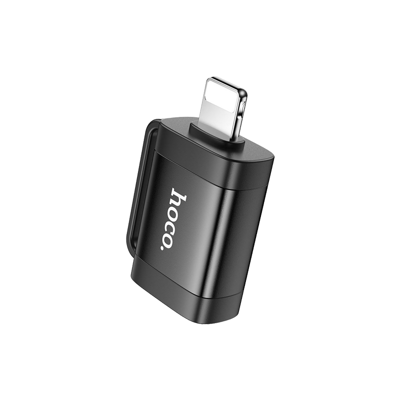 HOCO adapter OTG Lightning (male)  to USB A (female) UA31A black