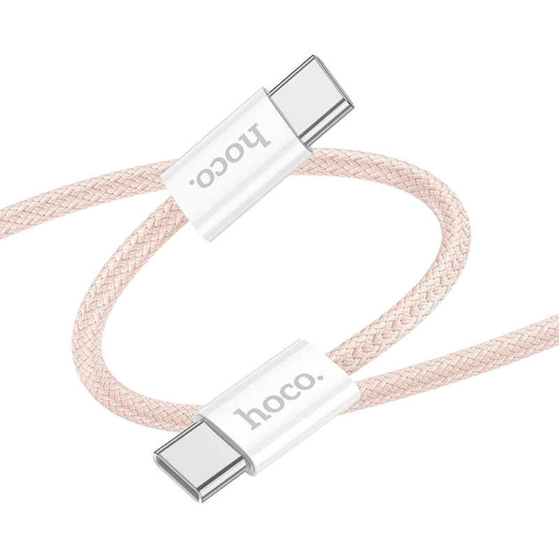EOL HOCO cable  Type C to Type C 3A 60W 1 m X104 pink