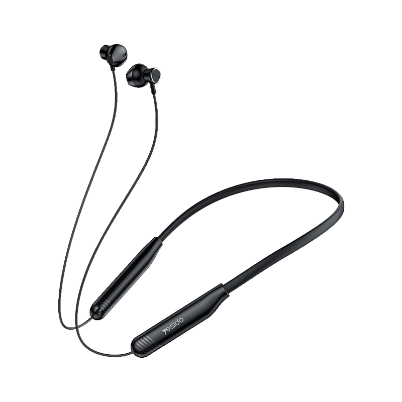 YESIDO YSP20 Sports Necklace Wireless Earphone Black