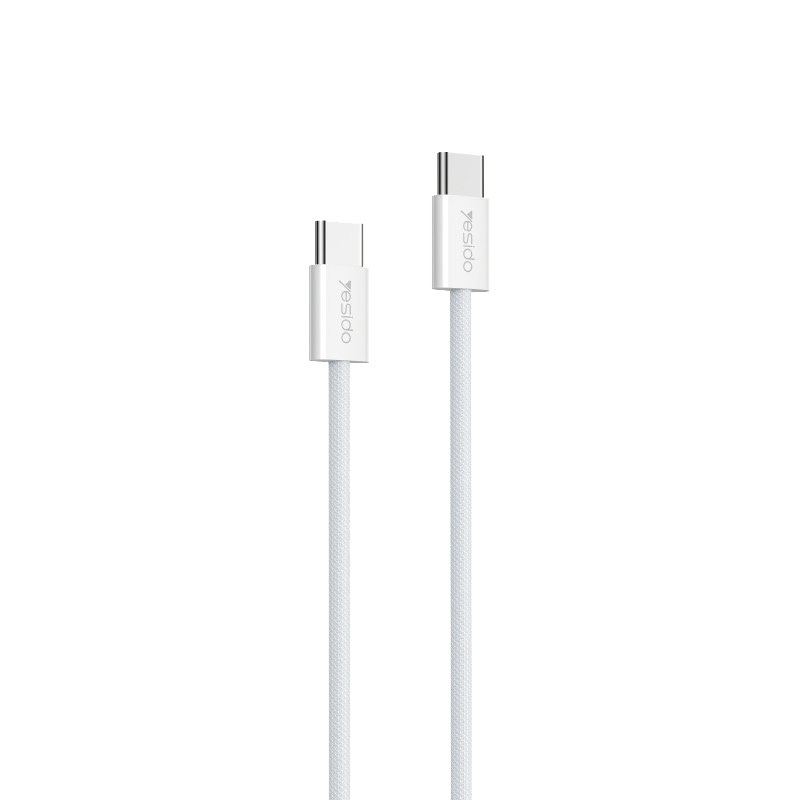 YESIDO CA164 Data & Charge Cable Dual Type-C White