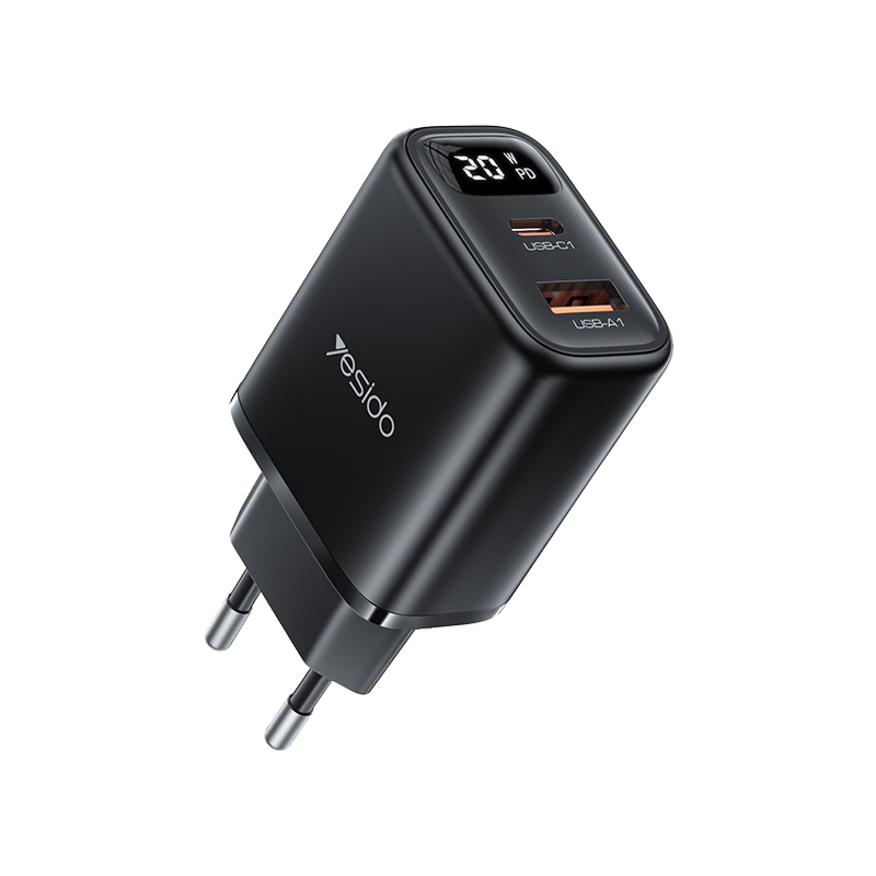 YESIDO YC68 Quick Charger 20W Black