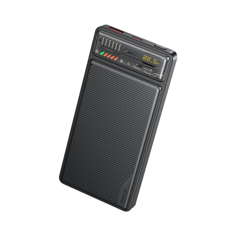 YESIDO YP53 10000mAh Power Bank Black
