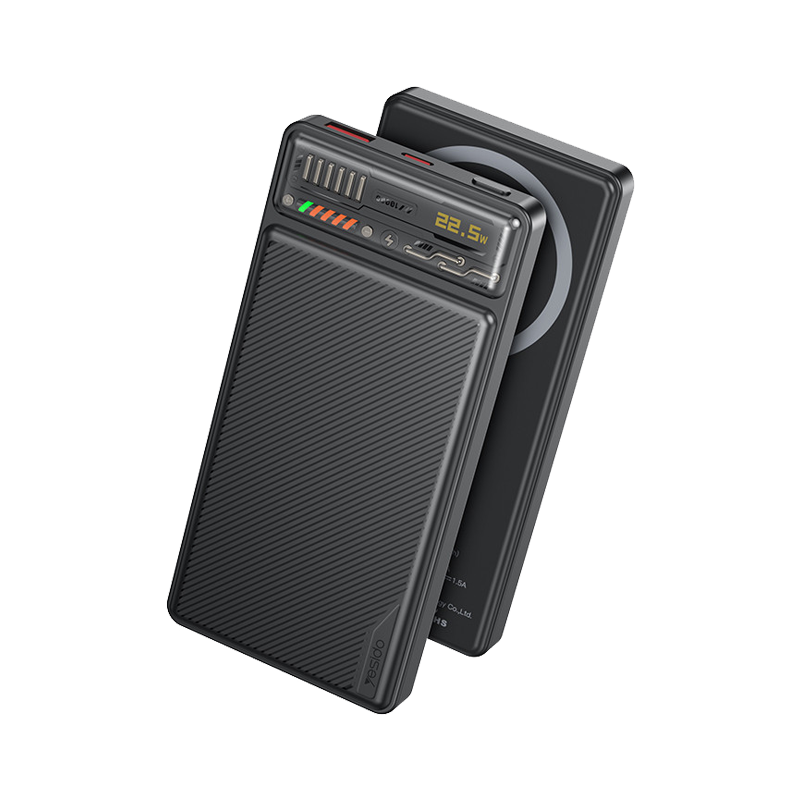 YESIDO YP57 Magnetic 10000mAh Power Bank Black