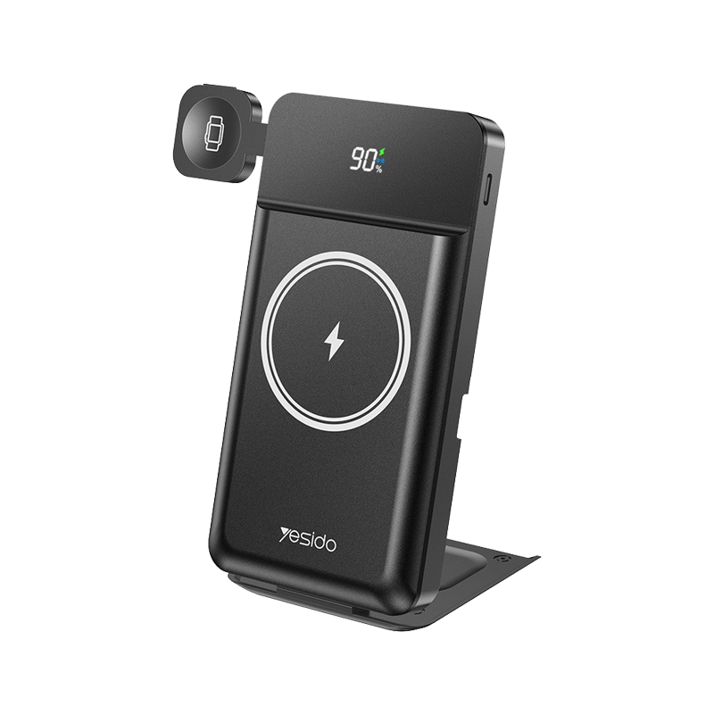 YESIDO YP69 6 in 1 Functional Power Bank Black