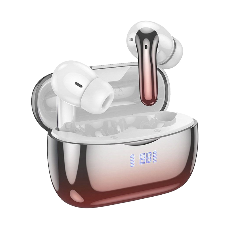 Hoco EQ16 Wireless Earphones Bluetooth TWS ANC + ENC, Red