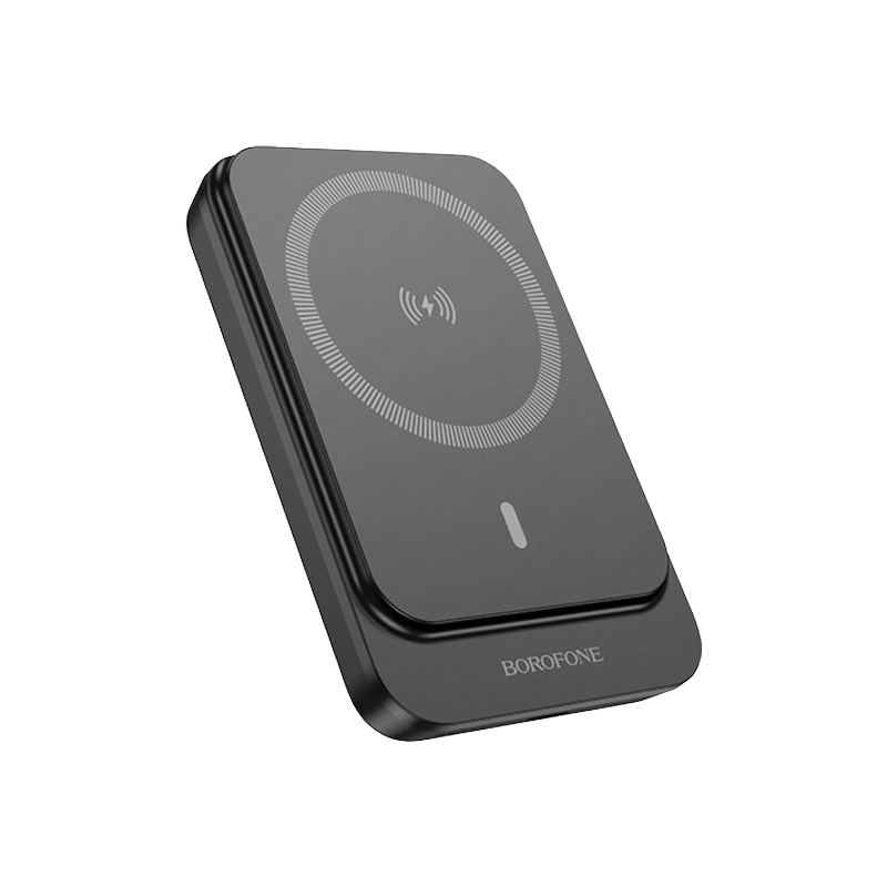 Borofone Bank Power BJ63A Nimble 10000mAh  - Type C - PD 20W Magnetic with Induction Charging Black