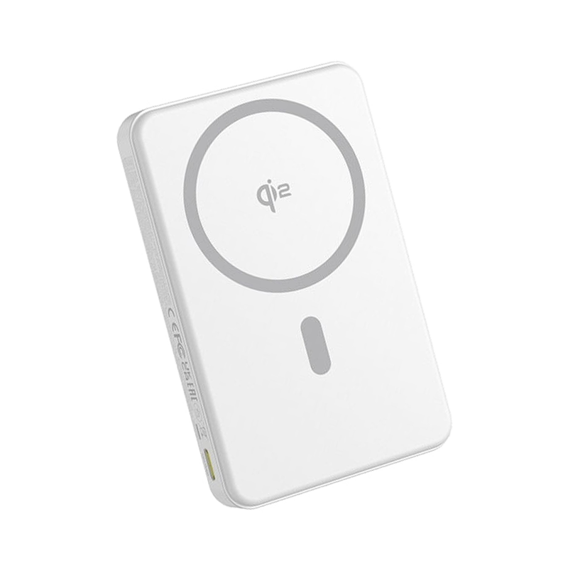 Baseus Airpow Qi2 Magnetic Power Bank 10000mAh 22.5W With Cable Moon White
