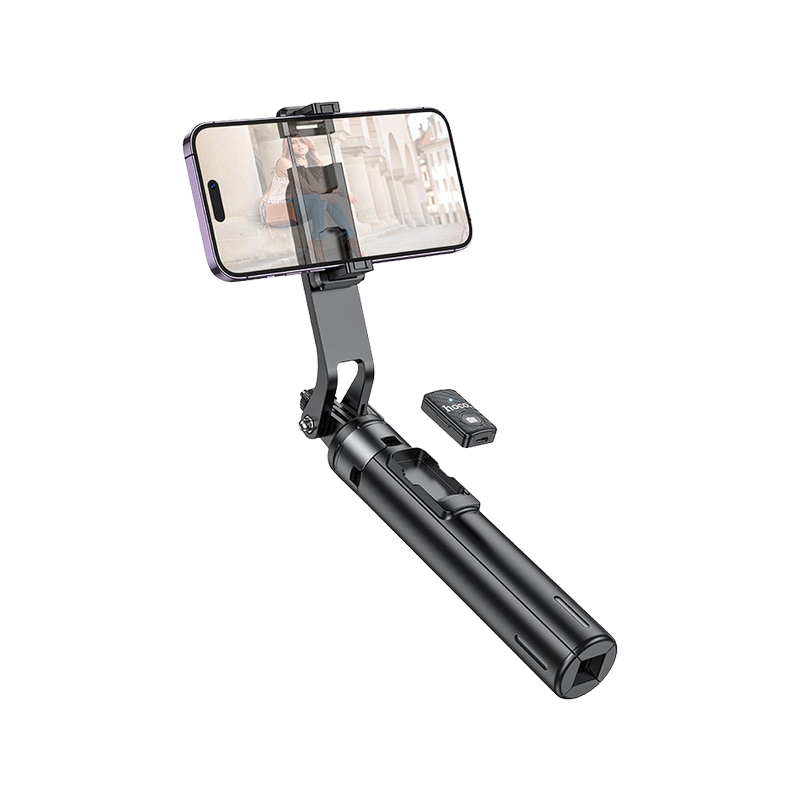 Hoco Selfie Stick With Bluetooth Remote Control Tripod K21 Black