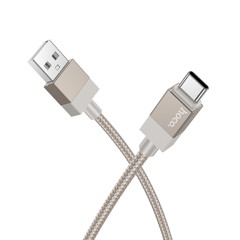 Hoco Cable USB A to Type C 3A X110 1 m Gold