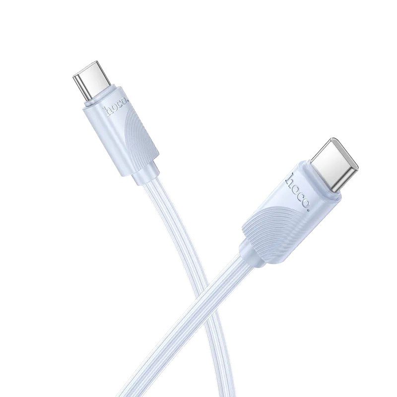 Hoco cable Type C to Type C 3A 60W X114 1 m blue