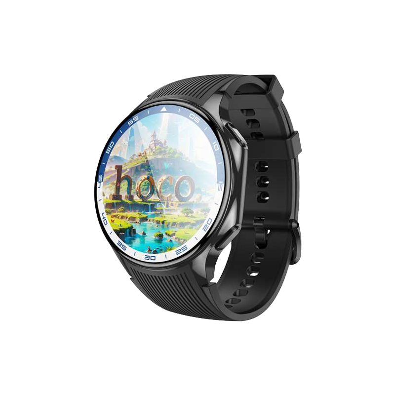 Hoco Smartwatch With Call Function AMOLED Y24 Black