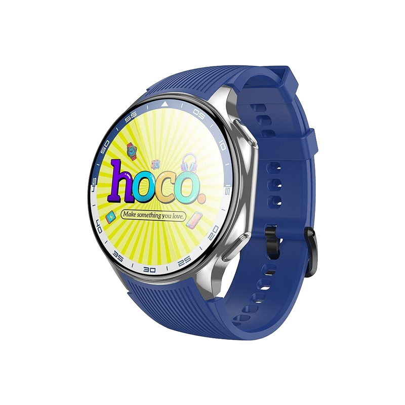 Hoco Smartwatch With Call Function AMOLED Y24 Silver