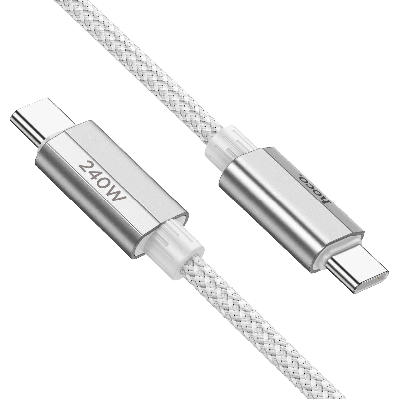 Hoco U134 Cable Type C to Type C PD QC3.0 5A 240W 1,8 m Gray