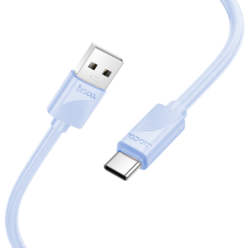 Hoco Data Cable X114 Fast Charging Type-c Blue