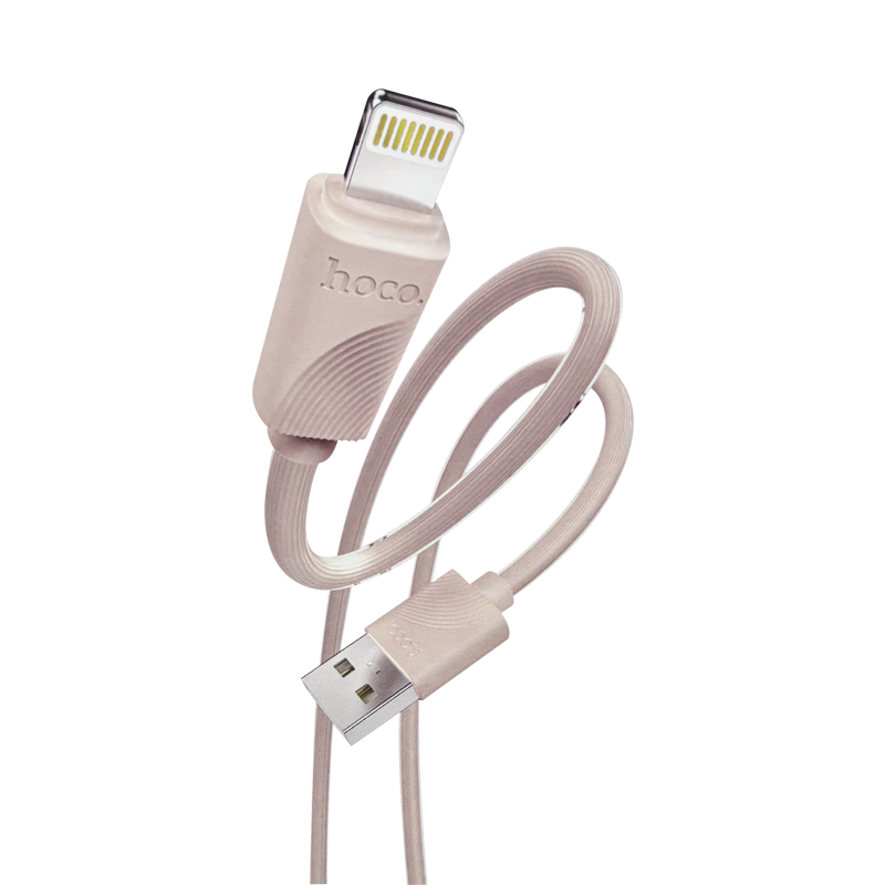 Hoco Data Cable X114 Fast Charging Lightning Pink