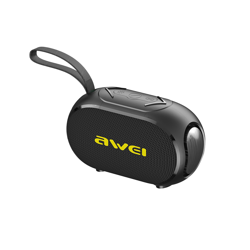 Awei AK1 Bluetooth-compatible Speaker 5W Small Portable Wireless Outdoor Speaker with RGB Lights Black