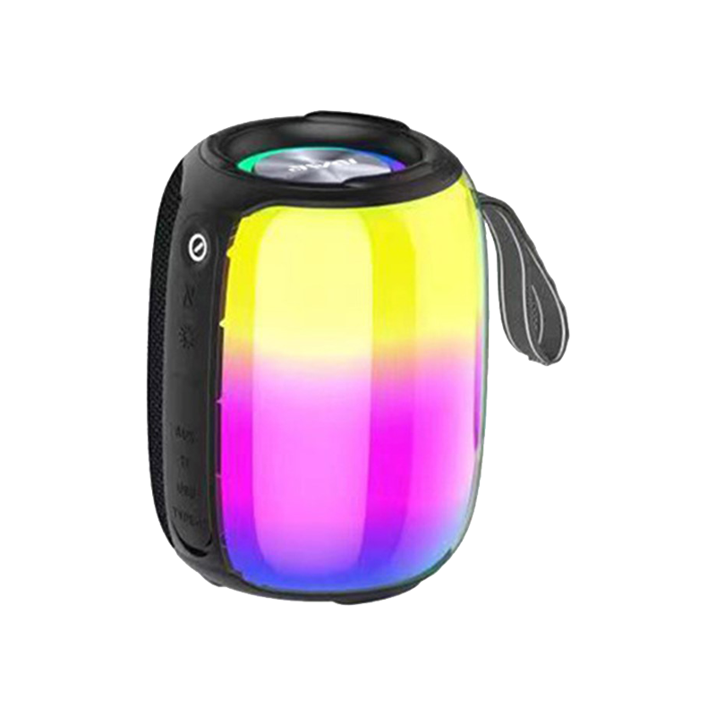 Awei Y525 Bluetooth-compatible 5.3 Speaker IPX6 Waterproof TWS HiFi Wireless Speaker with RGB Light Black