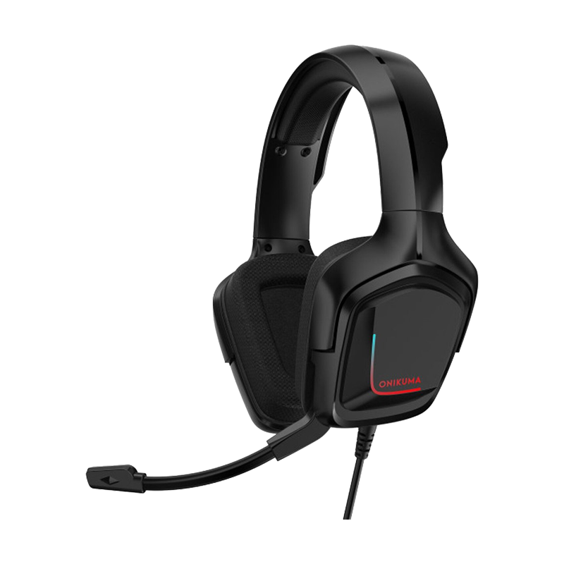 Onikuma K20 Stereo Gaming Headset Over Ear Headphones with Microphone - Black