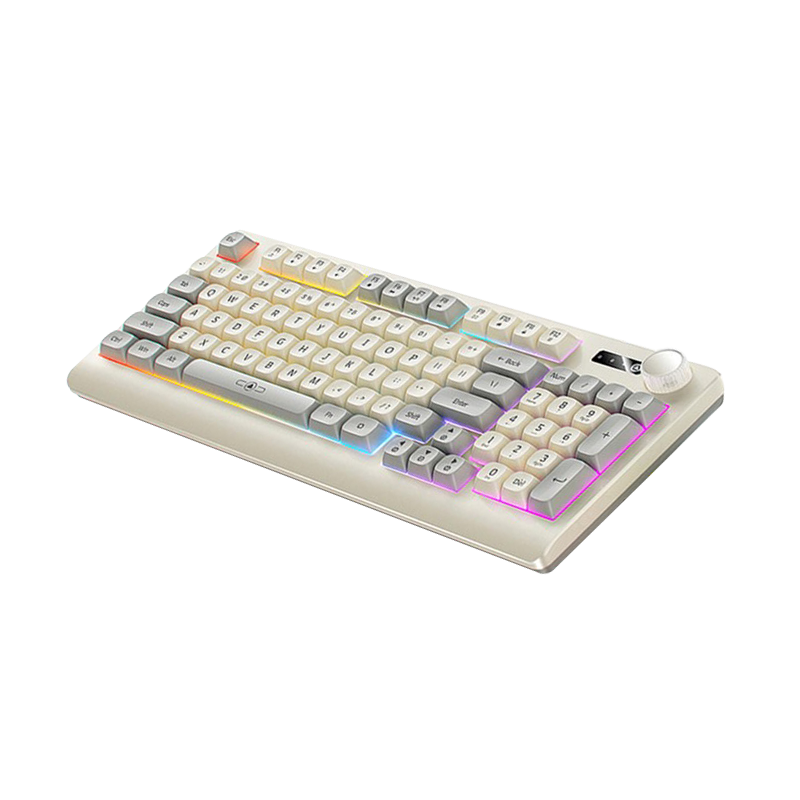 Yindiao KM900 93 Keys USB Wired Backlit Gaming Keyboard Computer Mouse Keyboard Set - Grey