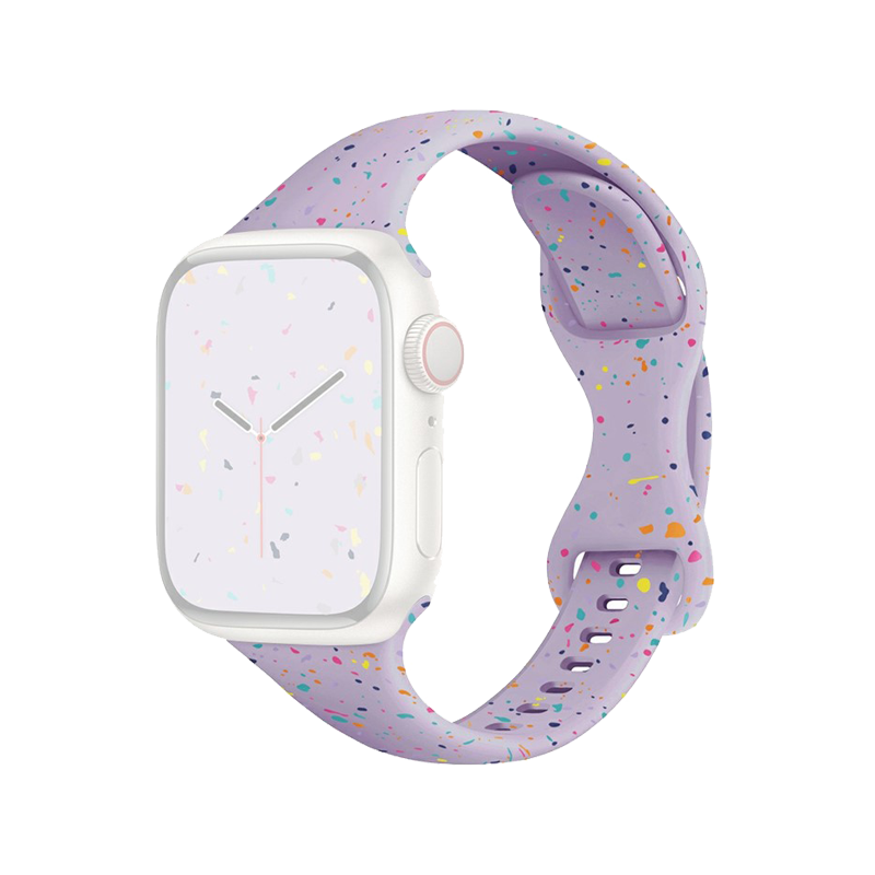 Strap for Apple Watch Series 10 46mm / Ultra 2 / Ultra 49mm / 9 8 7 45mm / Silicone Band - Light Purple
