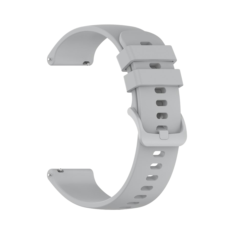 For Garmin Forerunner 265 / Forerunner 255 Silicone Watch Band 22mm Quick Release Replacement Strap - Grey