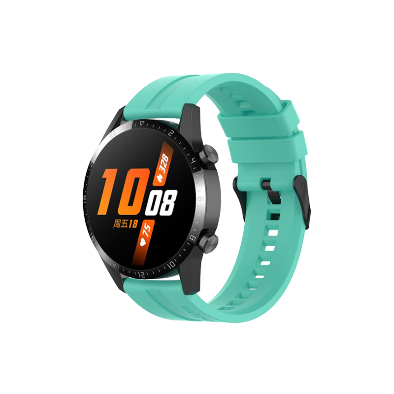 22mm Silicone Smart Watch Bands for Huawei Watch Buds / Watch 3 Pro New, Wrist Strap Watchband Replacement - Aurora Blue