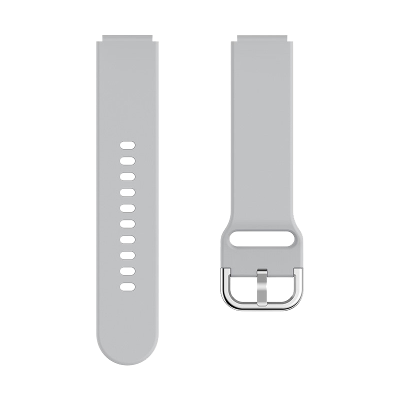 Kalebol KLB-SXKGJ-001 18mm Universal Smartwatch Strap Silicone Replacement Wrist Band - Gray