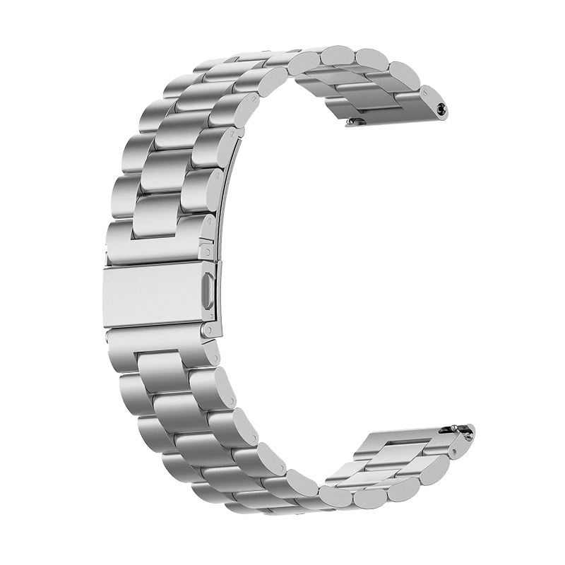 18mm Stainless Steel Smart Watch Band Replacement for Garmin vivoactive 4S - Silver